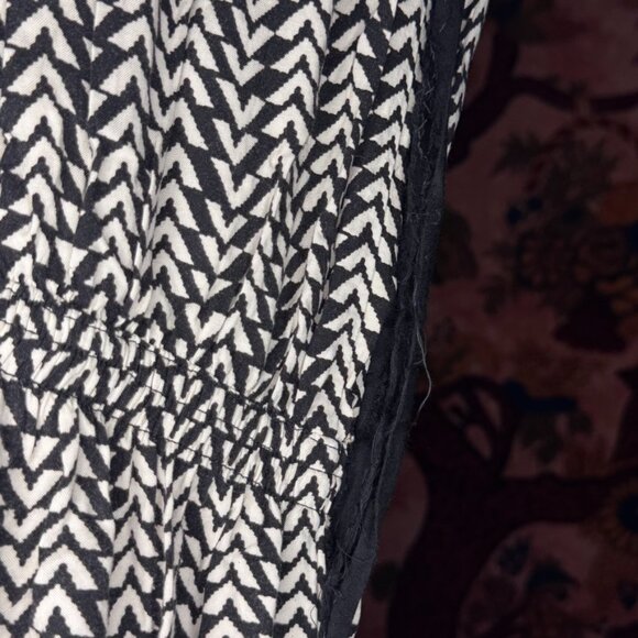 Black & White Strapless Pants Romper - Picture 5 of 5